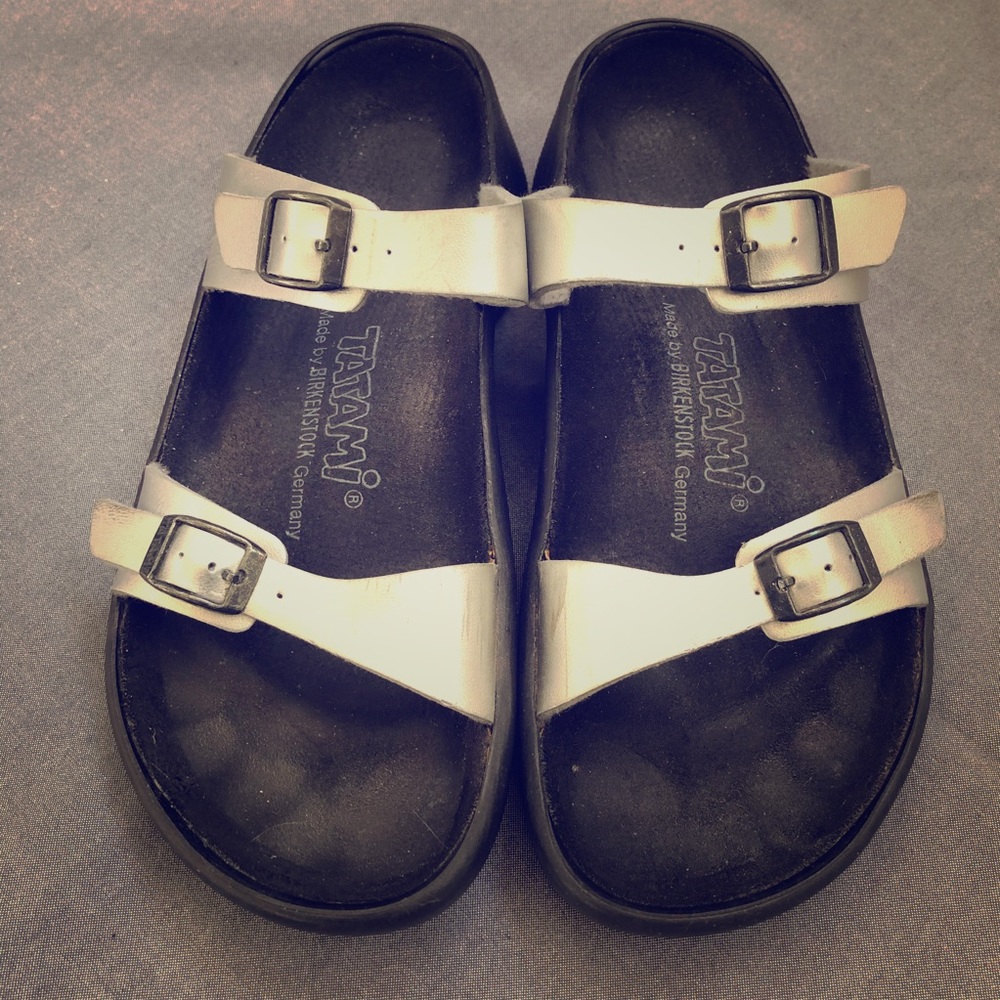 Tatami Berkenstock Silver Sandals